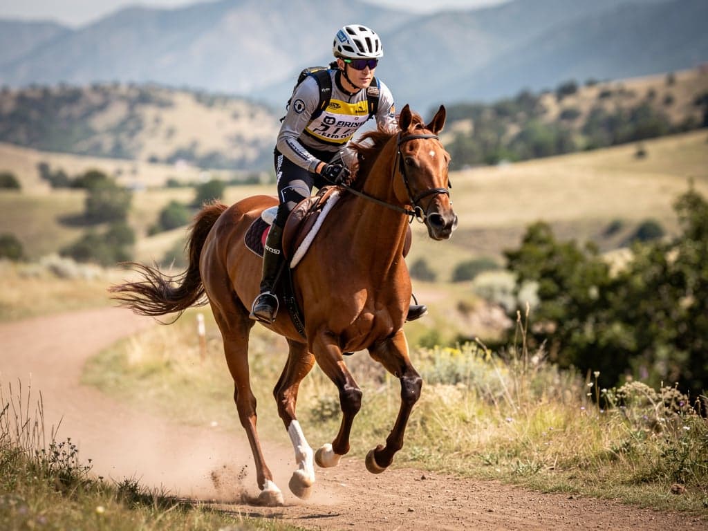 Distanzreiten – Distanzreiten ist eine Reitsportdisziplin, bei der Reiter und Pferd gemeinsam vorgegebene Strecken in möglichst…