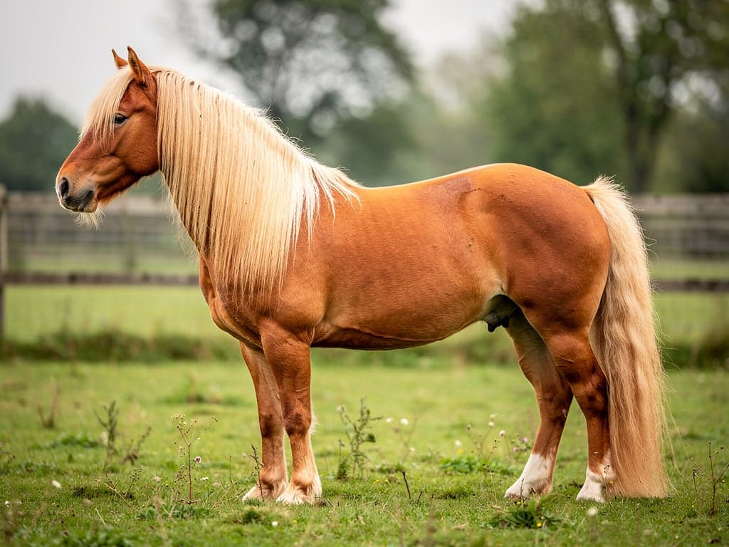 Haflinger – Der Haflinger ist eine kleine, robuste Pferderasse aus Südtirol. Charakteristisch sind das fuchsfarbene Fell mit…