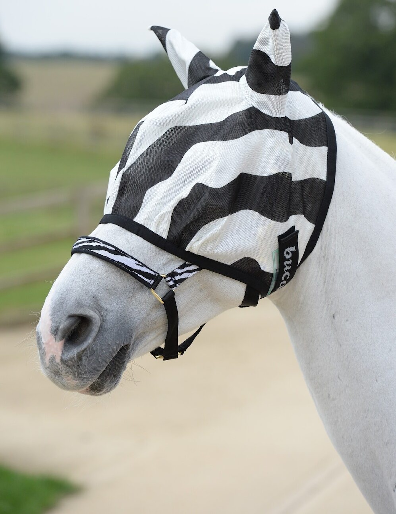 Bucas Fliegenmaske Buzz-Off Zebra
