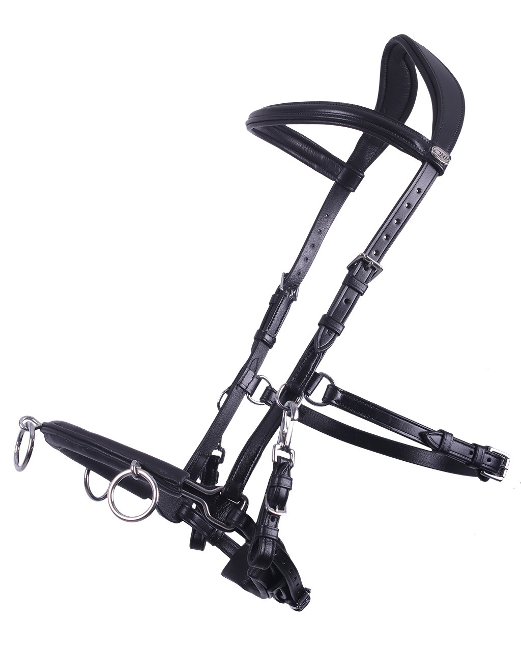 QHP Kappzaum Leder – braun