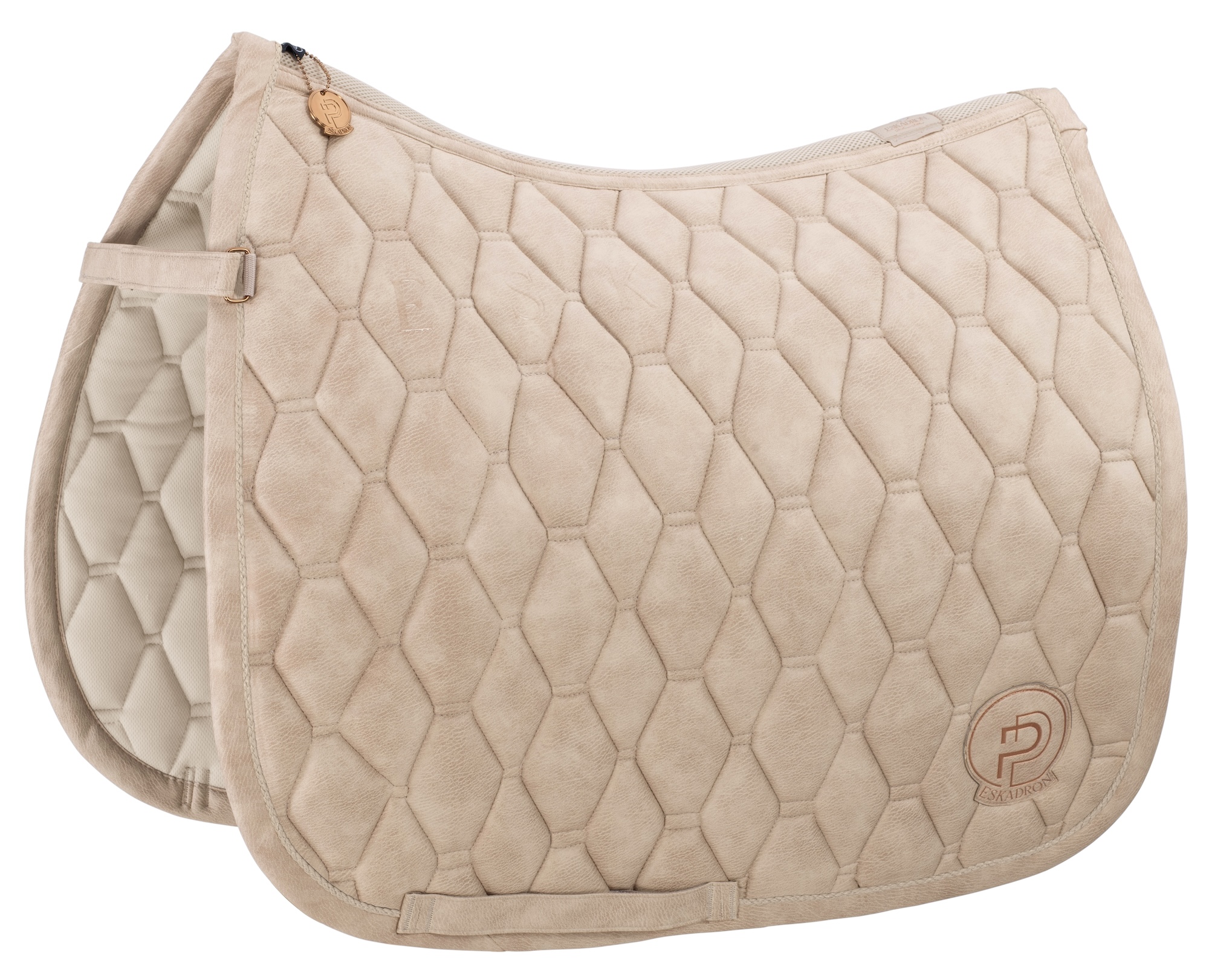 Schabracke Metallic Faux Leather Platinum 23